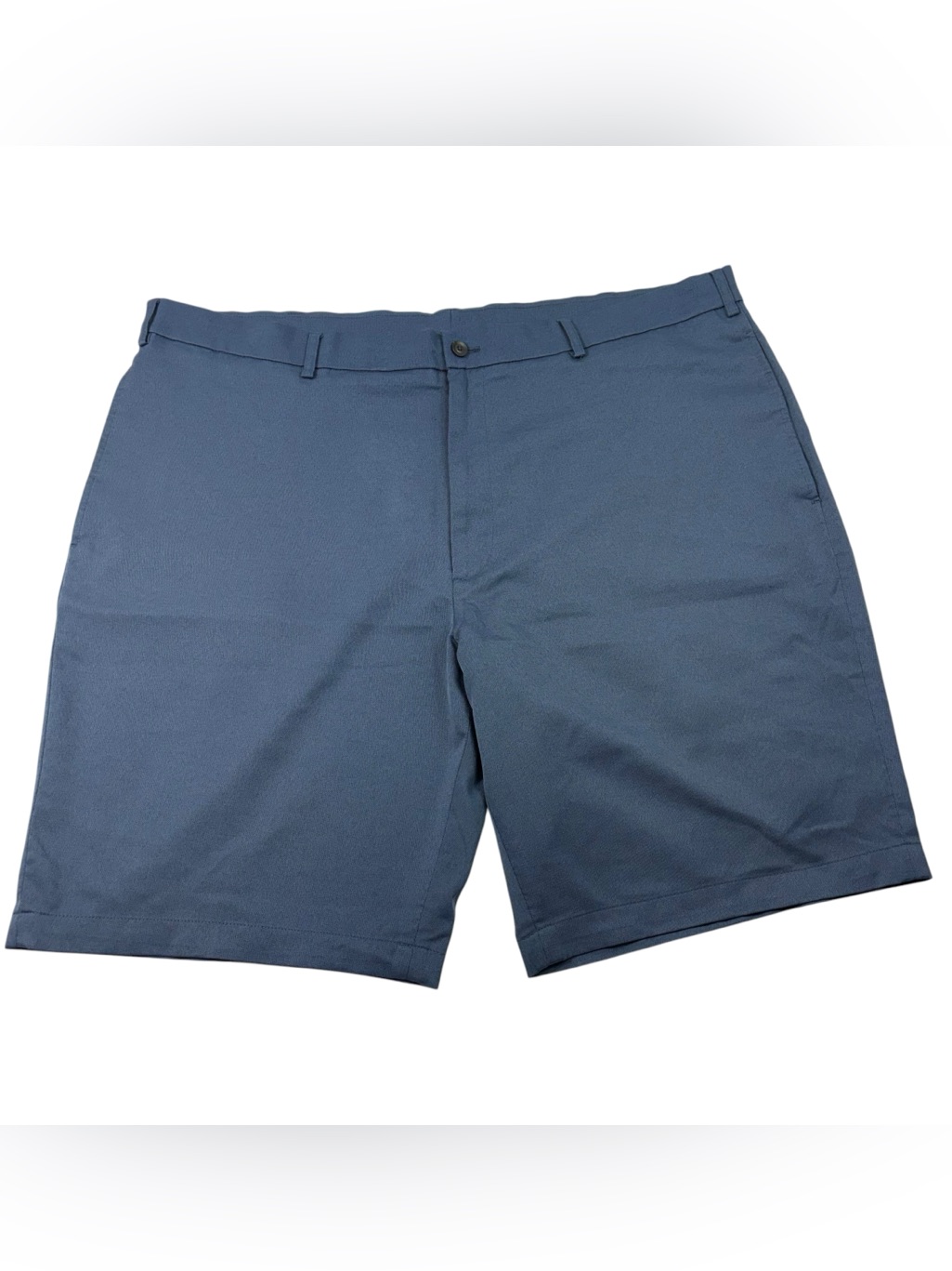 Walter Hagen Essentials Blue Flat Front Golf Shorts Athletic 10in Inseam 42 Hike
